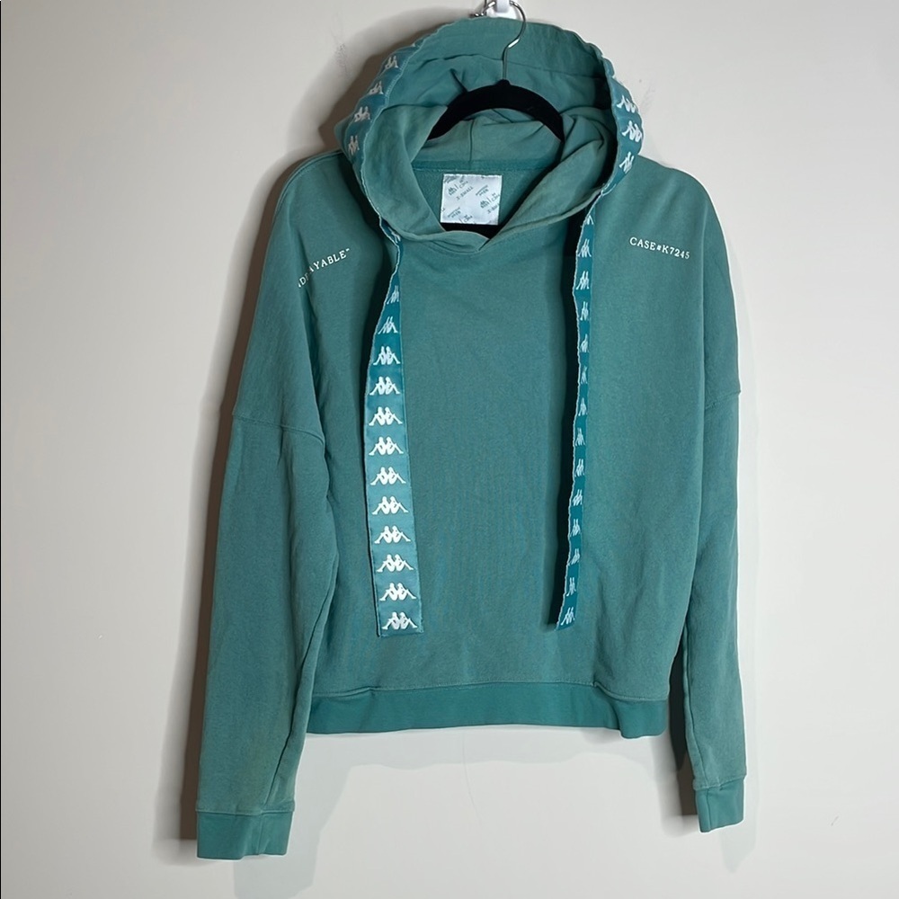 Kappa x C2H4 | Hoodie in Turquoise Size XS